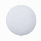 10-Pack Plastic 8" Round Dessert Plates in White with Gold Marble Print - Disposable Appetizer/Salad Plates for Chic Banquets & Special Occasions