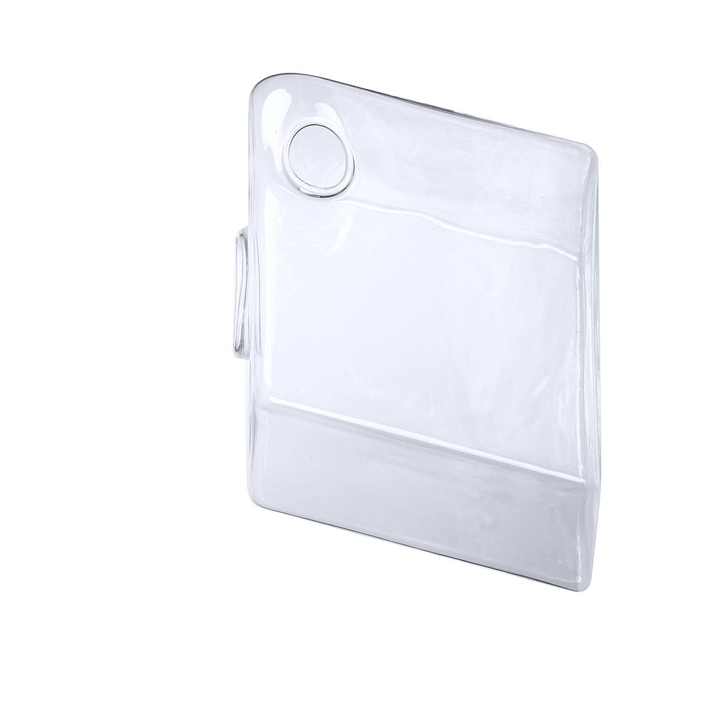 3-Pack Glass Wall Vase Hanging Rhombus Design Indoor Planters - Modern Wall Mounted Terrariums for Living Spaces