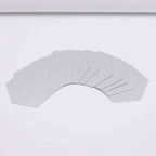 12 Pack Hexagon Acrylic Mirror Wall Stickers, 7" Removable Wall Decals For Home Decor