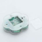 4-Pack LED Disc Lights Flower Shaped Design White - 23 LEDs with Remote DIY Lighting 6"