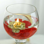 Set of 3 Glass Globe Vases Long Stem Clear - Stylish Candle Holder Floral Centerpieces 12", 14", 16"