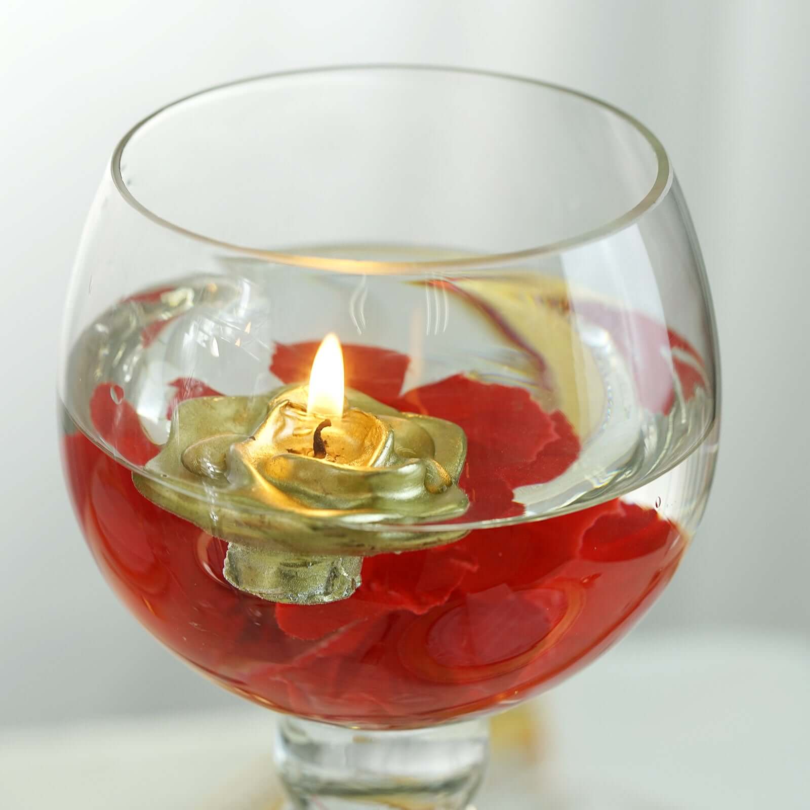 Set of 3 Glass Globe Vases Long Stem Clear - Stylish Candle Holder Floral Centerpieces 12", 14", 16"