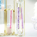 3 Pack Red Heptagon Self Adhesive Rhinestone Gem Craft Stickers