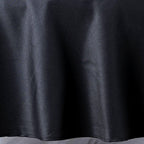 Premium Polyester 90" Round Tablecloth Black - Stain and Wrinkle-Resistant 220GSM Table Cover for Weddings & Event Decor