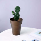 2-Pack Flower Plant Pots Medium Design Rustic Brown - Plastic Indoor Decorative Planters 6"