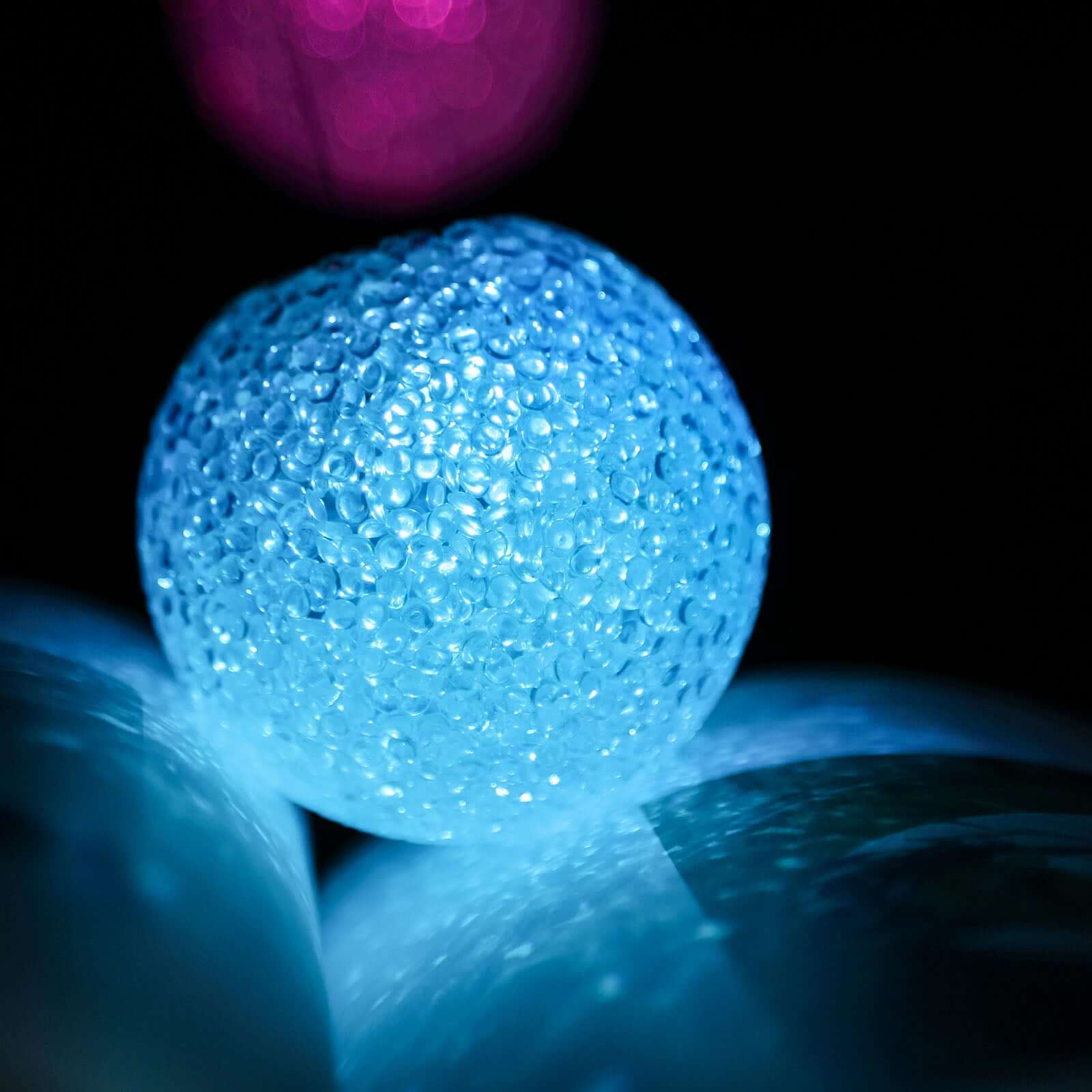 4-Pack LED Mini Light Globes Color Changing - Battery Operated Ball Centerpiece Fillers 3"