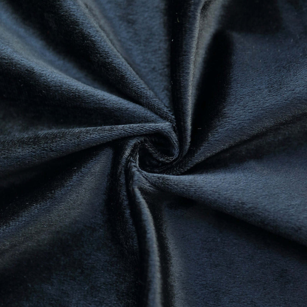 Velvet Chair Back Slipcover for Chiavari Chairs Black - Soft and Smooth Solid Chair Back Cover Cap for Weddings - Bell Racket Store