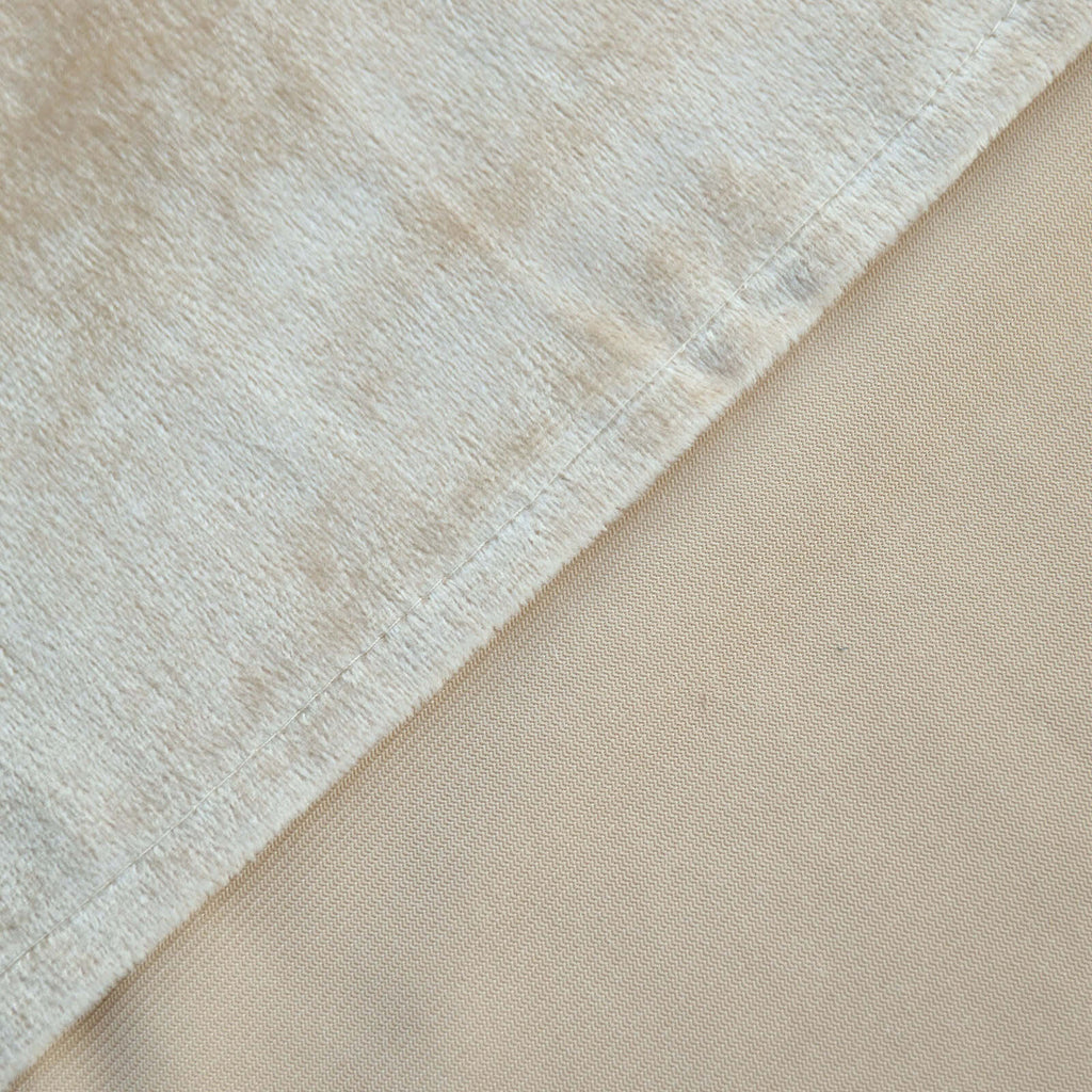 Velvet Chair Back Slipcover for Chiavari Chairs Champagne - Soft and Smooth Solid Chair Back Cover Cap - Bell Racket Store