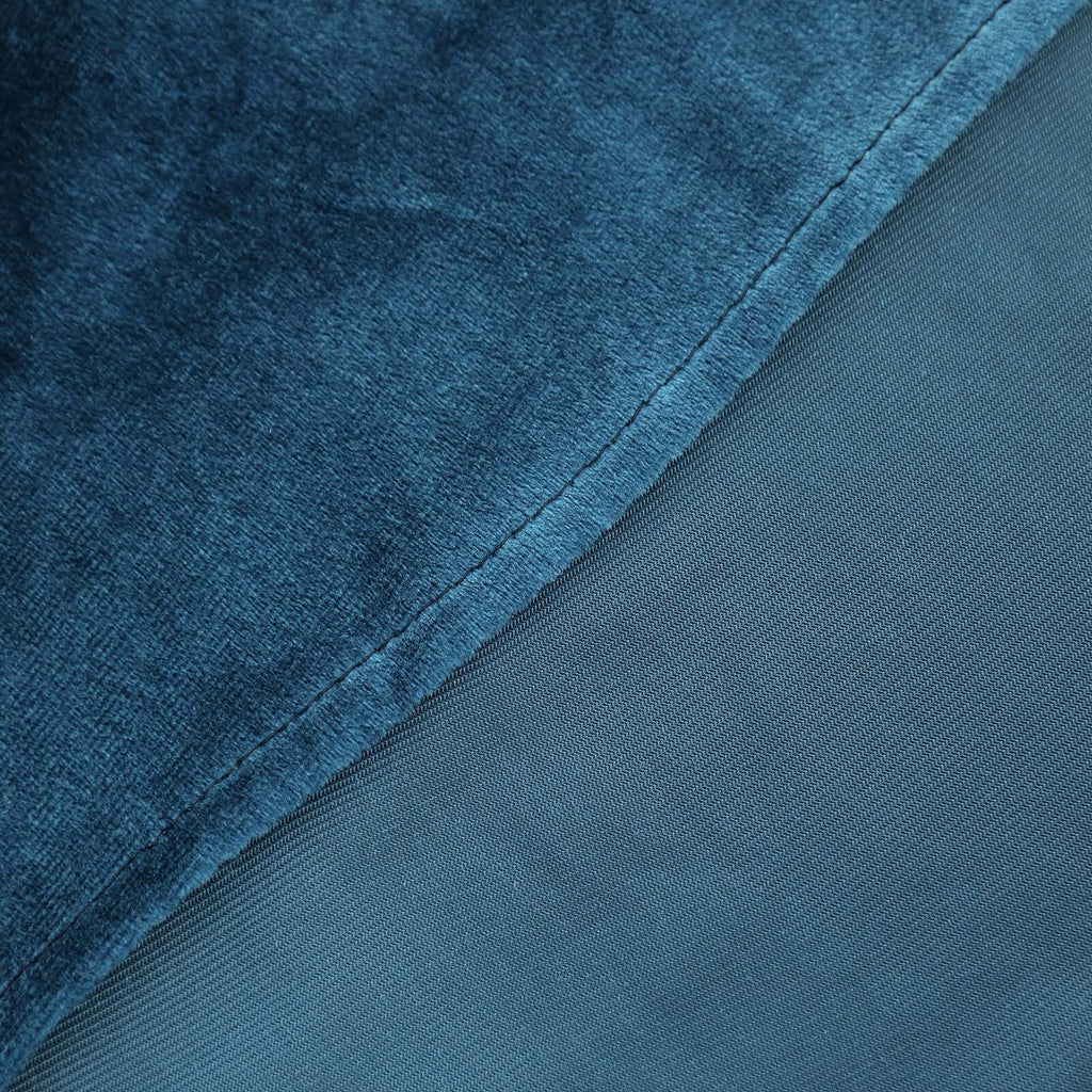 Velvet Chair Back Slipcover for Chiavari Chairs Navy Blue - Soft and Smooth Solid Chair Back Cover Cap - Bell Racket Store