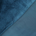 Velvet Chair Back Slipcover for Chiavari Chairs Navy Blue - Soft and Smooth Solid Chair Back Cover Cap - Bell Racket Store