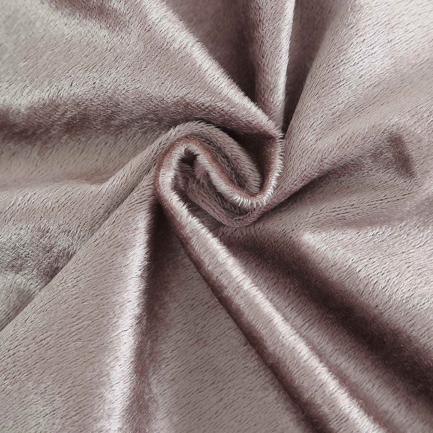 Velvet 72"x72" Table Overlay Square Tablecloth Mauve - Premium Soft Finish Table Topper