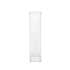 Acrylic Floor Vase Flower Stand with Square Mirror Base Clear - Durable Wedding Column Centerpiece for Events 40"