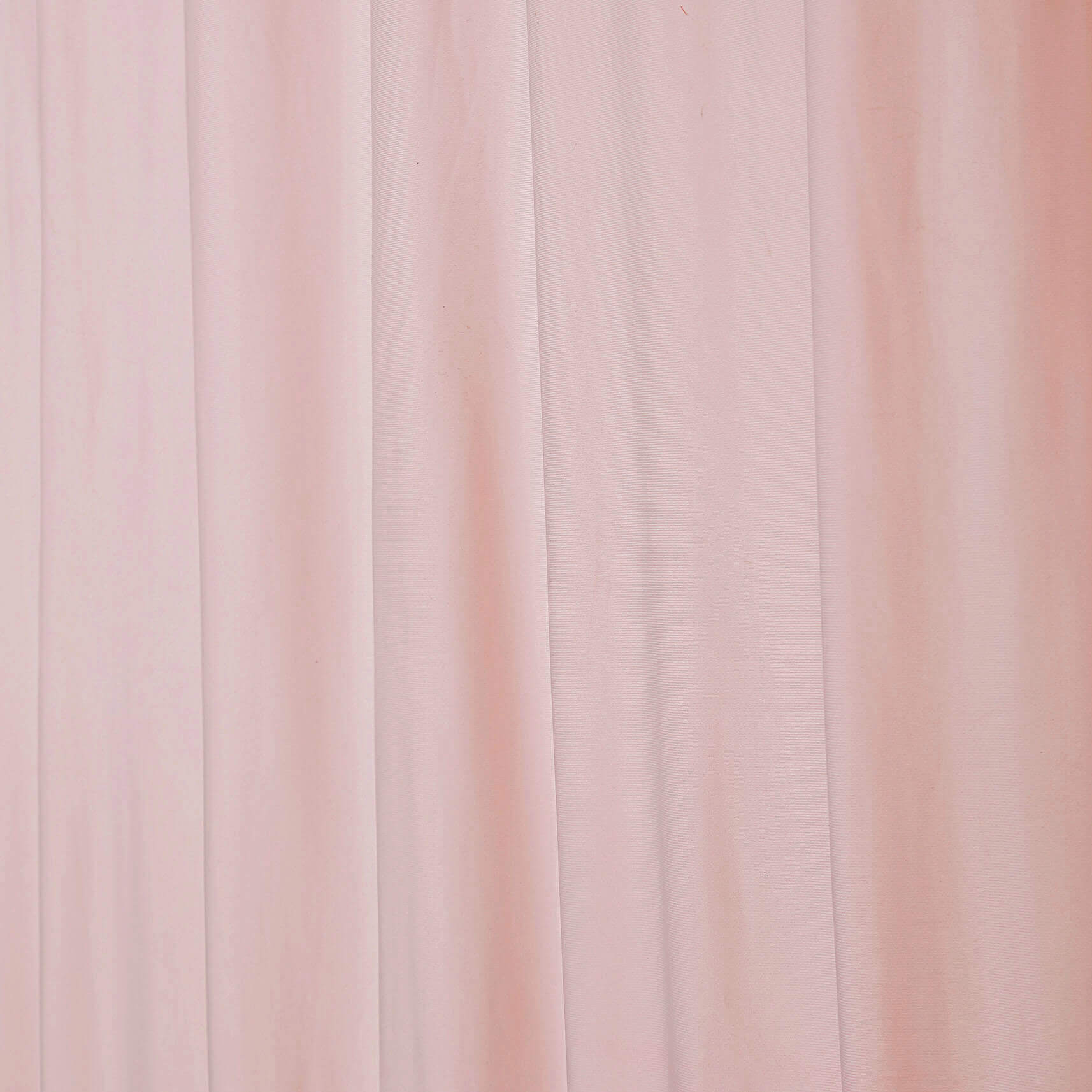2 Pack Blush Scuba Polyester Event Curtain Drapes, Durable Flame Resistant Backdrop Event Panels Wrinkle Free with Rod Pockets - 10ftx10ft