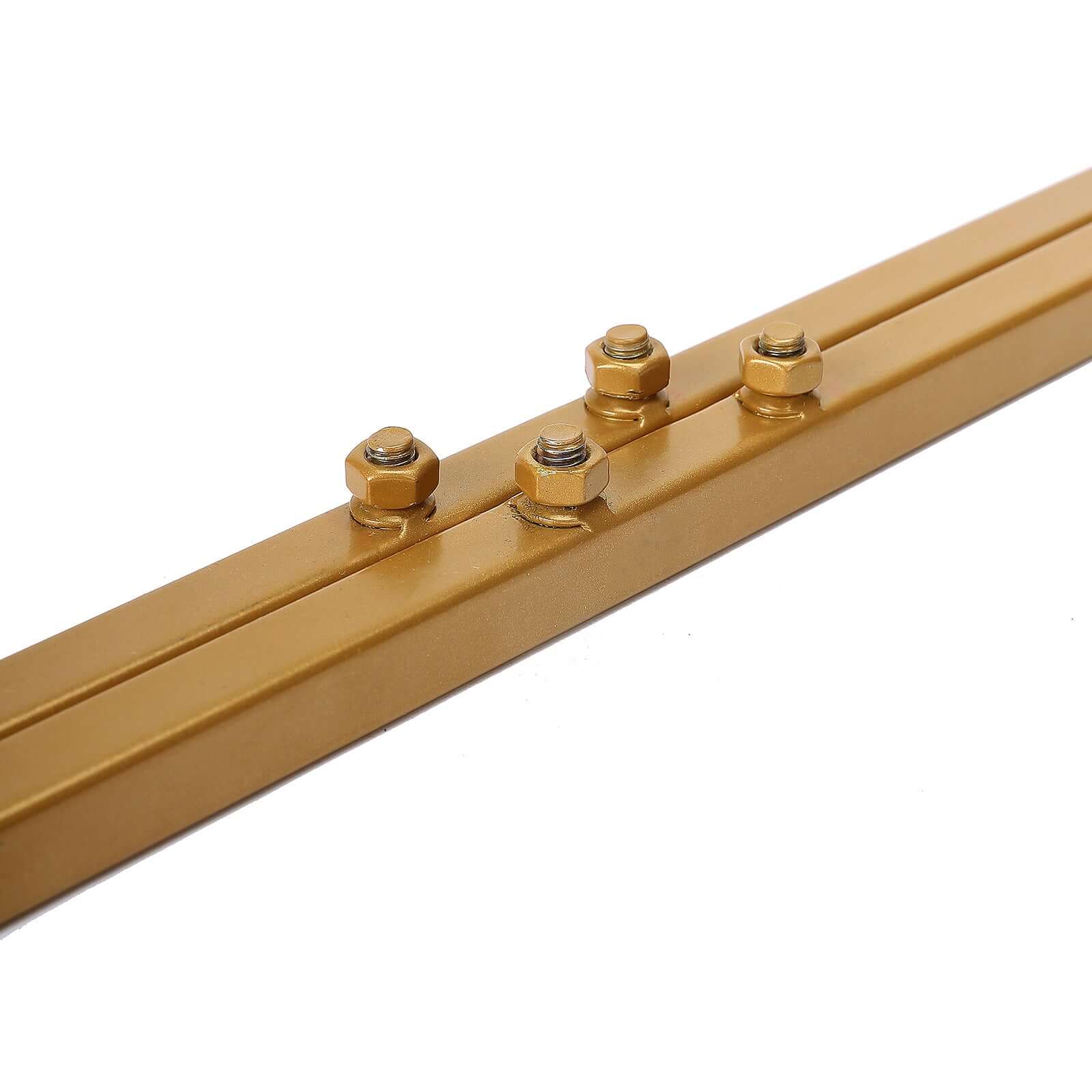 Round Wedding Arch Table Centerpiece Metal Gold - Hoop Wreath Tabletop Decor for Receptions 24"