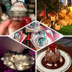 12-Pack Fillable Ornament Ball Candy Container Clear - Unique Transparent Candy Treat Favor Containers 3"