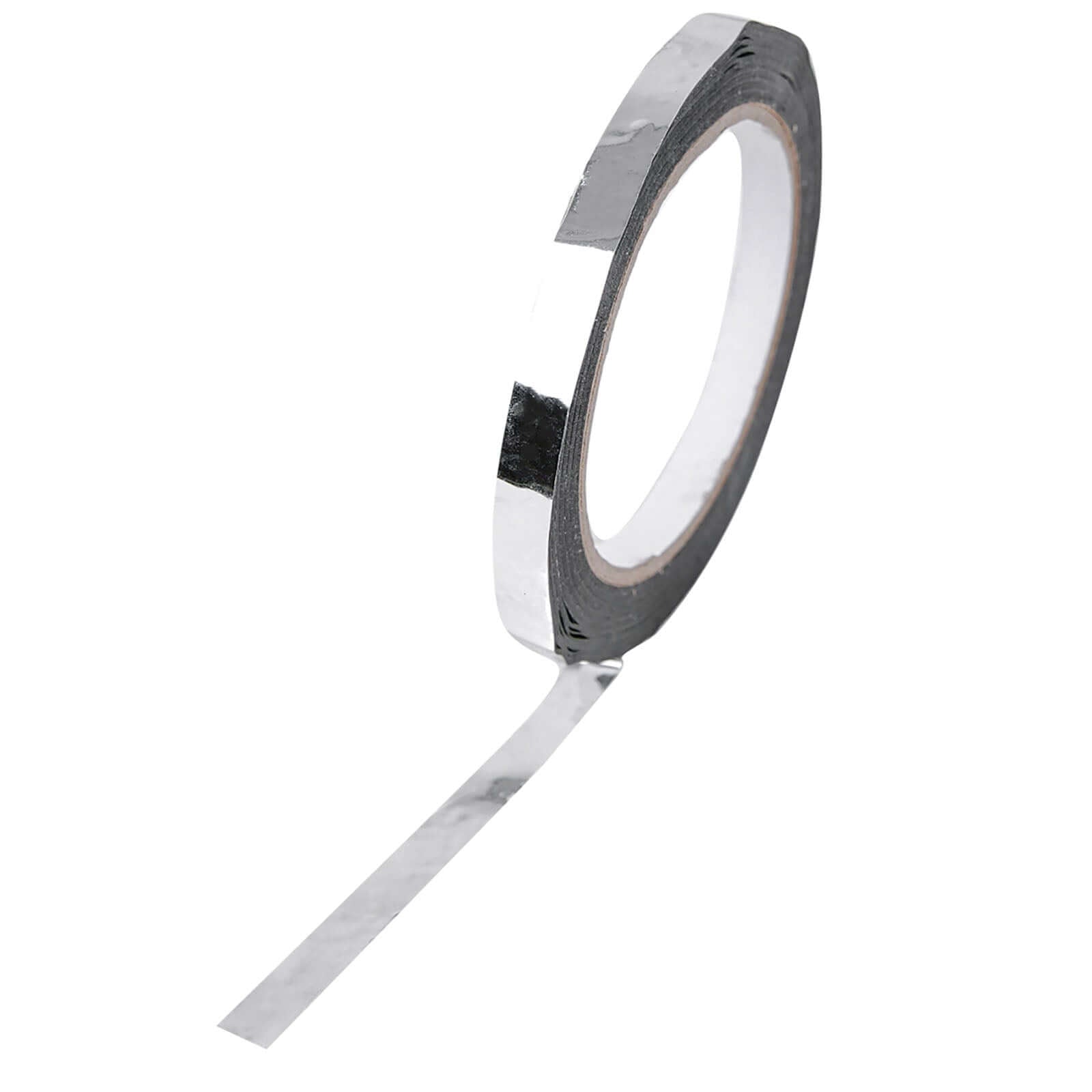 100 Yds 3/8" Silver Metallic Film Tape Adhesive, DIY Floral Wrap Craft Decor Tape - Polyester with Acrylic