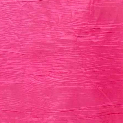Taffeta 60"x102" Rectangle Tablecloth Fuchsia - Accordion Crinkle Table Cover