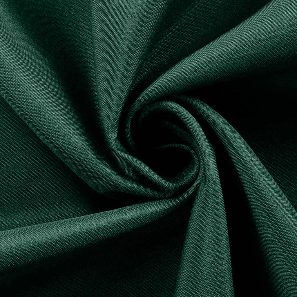 Polyester Square 90"x90" Tablecloth Hunter Emerald Green - Wrinkle-Resistant & Durable Table Cover