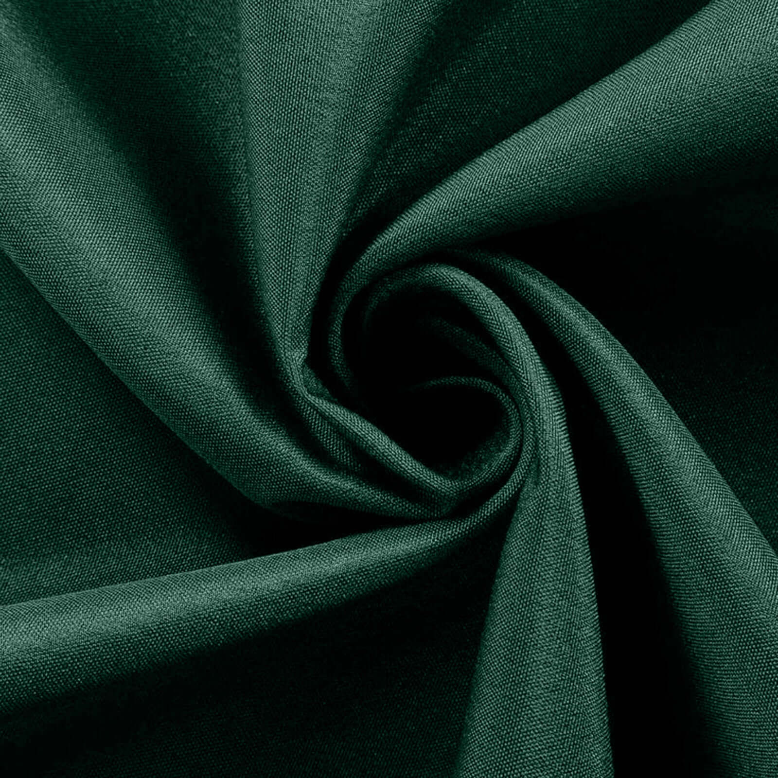 Polyester Square 90"x90" Tablecloth Hunter Emerald Green - Wrinkle-Resistant & Durable Table Cover