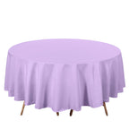 Polyester 90" Round Tablecloth Lavender Lilac - Stain & Wrinkle-Resistant Table Cover