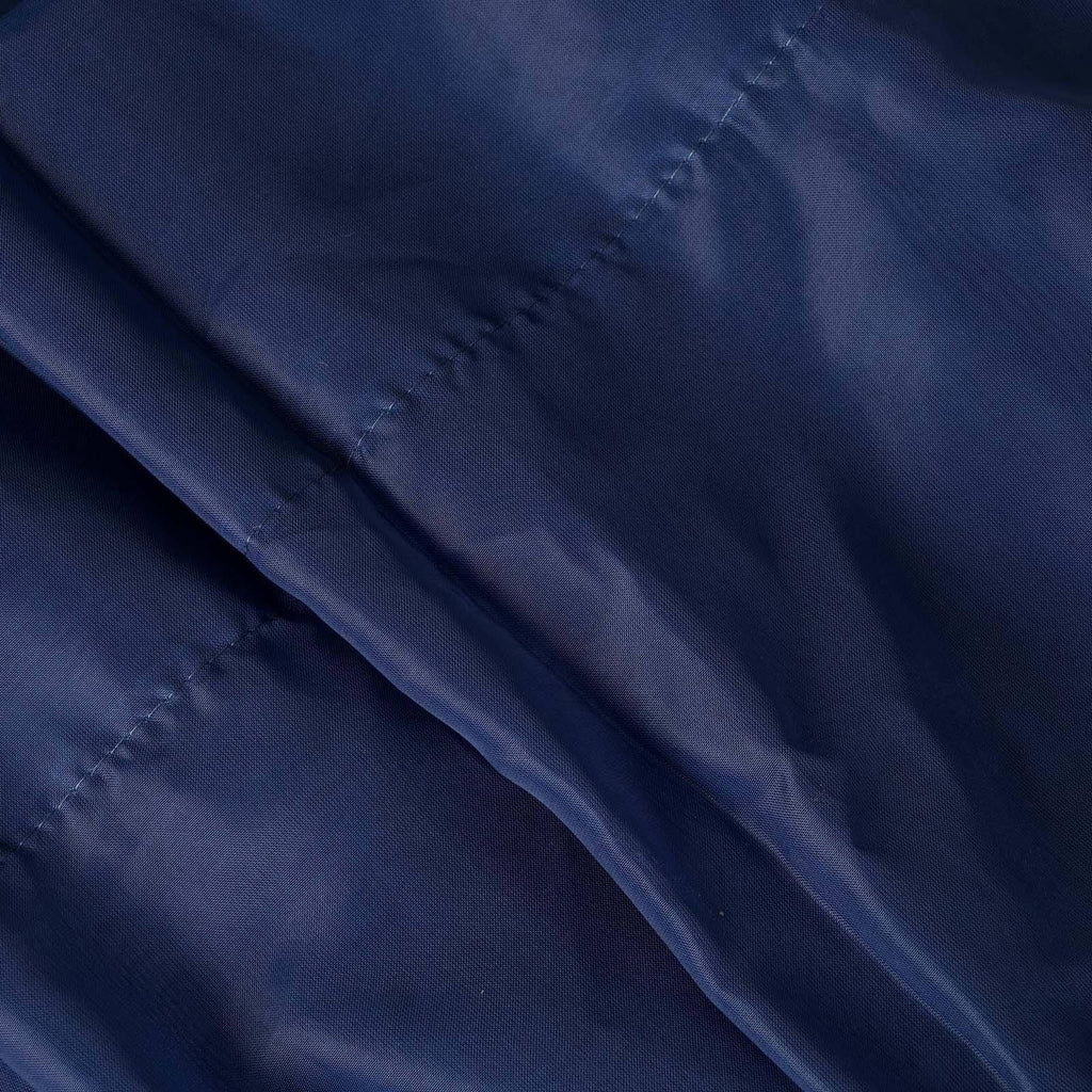 2 Pack Navy Blue Sheer Chiffon Event Curtain Drapes, Durable Flame Resistant Organza Backdrop Event Panels With Rod Pockets - 10ftx10ft