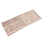 5 Pack Sequin Spandex Chair Sashes Blush - Stretch Chair Bands 6"x15"