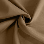 Polyester 120" Round Tablecloth Taupe - Seamless Wrinkle-Resistant Table Cover