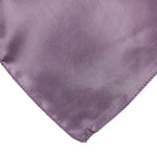 Satin 72"x72" Table Overlay Square Tablecloth Violet Amethyst - Smooth Finish Table Cover