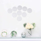 12 Pack Round Acrylic Mirror Wall Stickers, 6" Removable Wall Decals For Home Decor