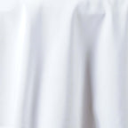 Premium Polyester 120" Round Tablecloth White - Seamless 220GSM Wrinkle-Resistant Design for Classy Events