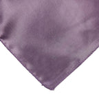Satin 60"x60" Table Overlay Square Tablecloth Violet Amethyst - Smooth Silky Touch Table Cover