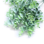 3 Bushes 14" Artificial Eucalyptus Branches, Greenery Bouquet Plants