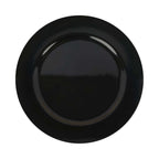 6-Pack Acrylic Round Charger Plates 13" in Black, Dinner Party Decor Charger Tableware