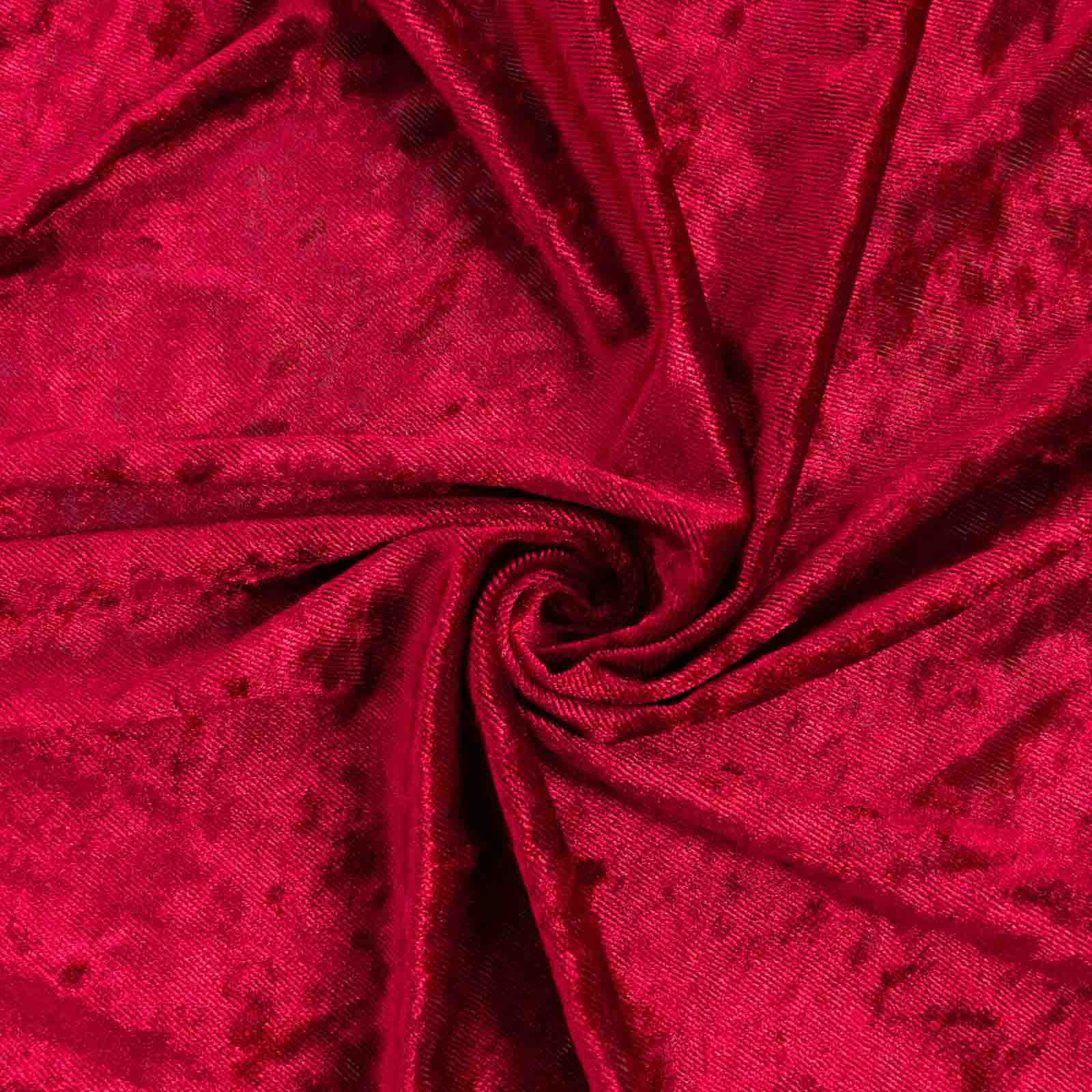Burgundy Crushed Velvet Backdrop Curtain â€“ 8ft x 8ft Event Drape with Rod Pocket, Privacy Panel for Photo Booths & Events