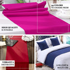 Polyester 12"x108" Table Runner Lavender - Durable & Wrinkle-Resistant Table Decor