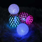 4-Pack LED Mini Light Globes Color Changing - Battery Operated Ball Centerpiece Fillers 3"