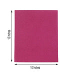 10 Pack 12"x10" Self-Adhesive Glitter DIY Craft Foam Sheets Hot Pink