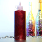 Metallic Glitter Glue Burgundy - Washable Nontoxic Art Glue for Fun DIY Projects Scrapbooking & Party Decor 4 oz Bottle