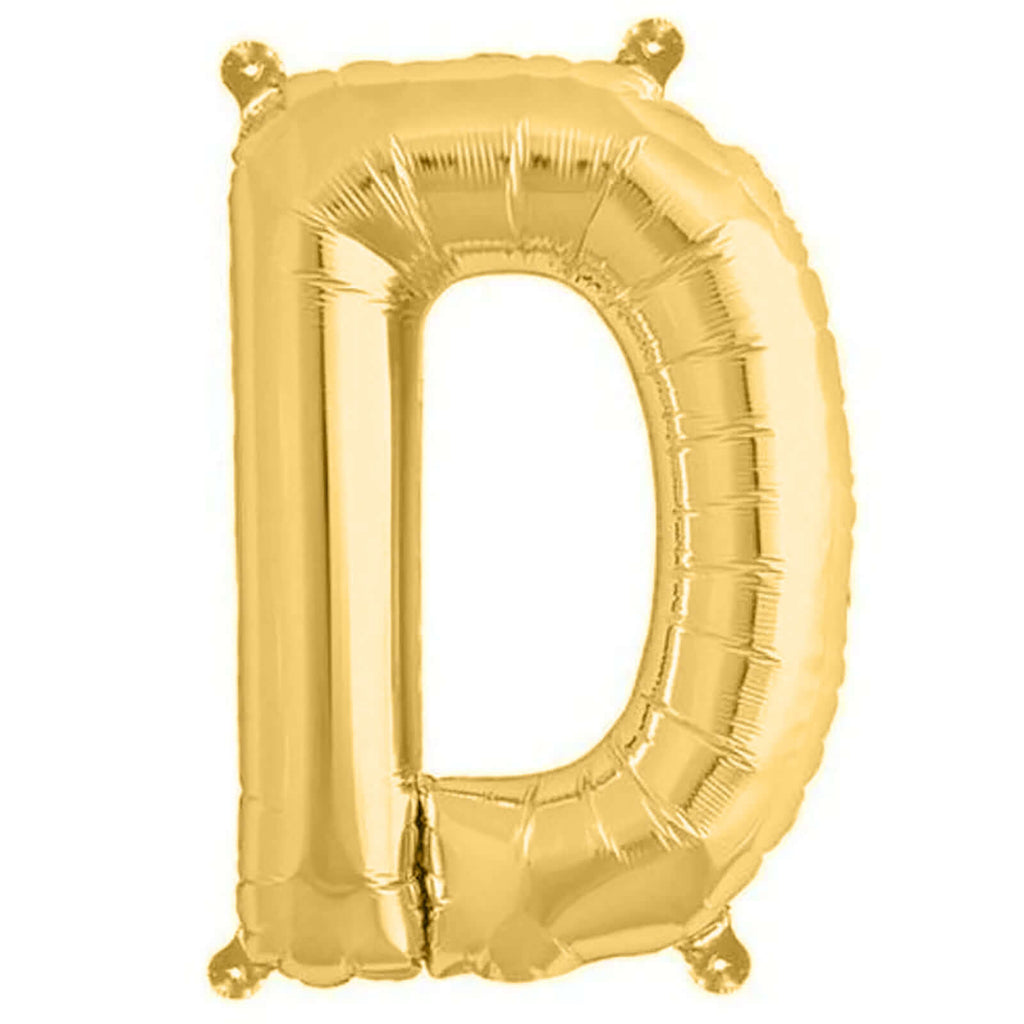 13inch Matte Gold Mylar Foil Letter  Balloons