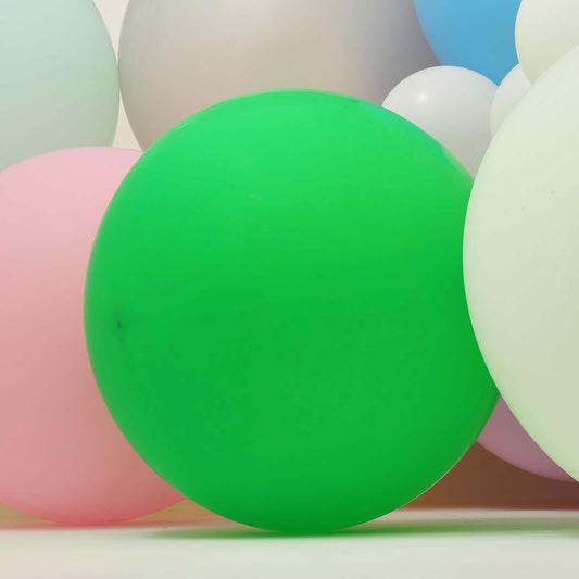 2 Pack 32" Large Matte Green Helium or Air Premium Latex Balloons