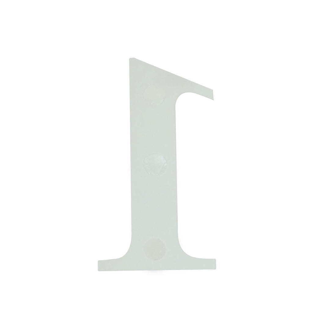 4-Pack Stickers Banner Custom 0-9 Number "3" Design Iridescent - Milestone Age and Date Stick-On Numbers 5"