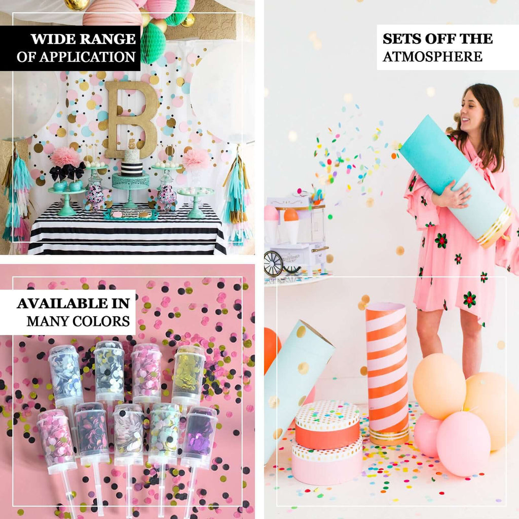 18G Bag Tissue Paper and Foil Table Confetti Mix, Purple Theme Festive Balloon Decor Blue, Gold, Royal Blue, White