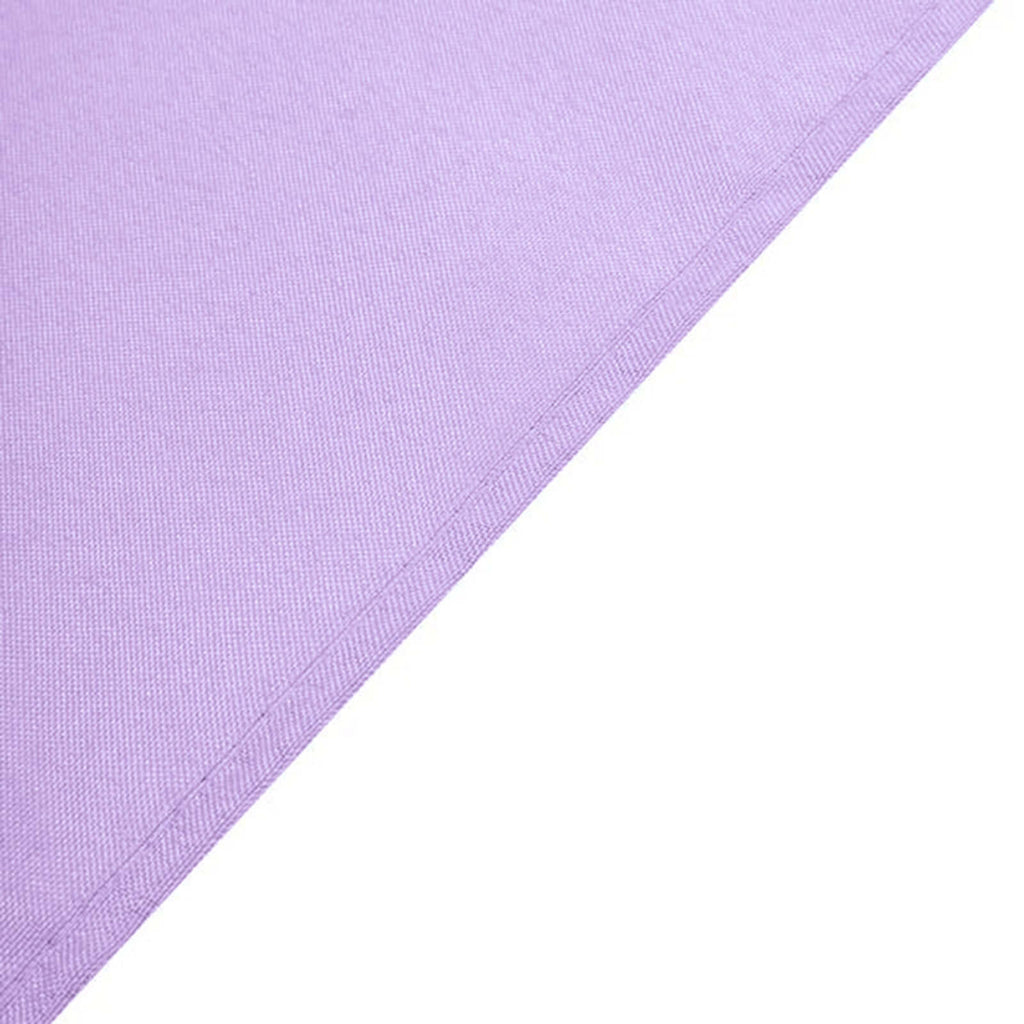 Polyester 54"x54" Table Overlay Square Tablecloth Lavender Lilac - Wrinkle-Resistant & Durable Table Cover