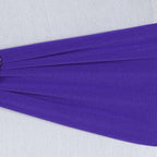 5 Pack Stretch Spandex Chair Sashes Purple - Fitted Finish Two Ply Heavy Duty Chair Bands 5"x12"
