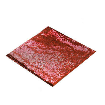 Sequin 20"x20" Napkin Red - Shimmering Dinner Napkin