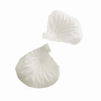 500-Pack Rose Petals Round Design Ivory Silk Confetti - Decorative Scatters for Tables and Floors