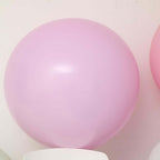 2 Pack 32" Large Matte Pastel Pink Helium Air Premium Latex Balloons
