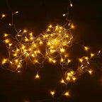 Warm White 600 LED Twinkle Fairy Lights with 8 Modes, Plug In Connectable Curtain String Lights - 10ftx20ft - Bell Racket Store