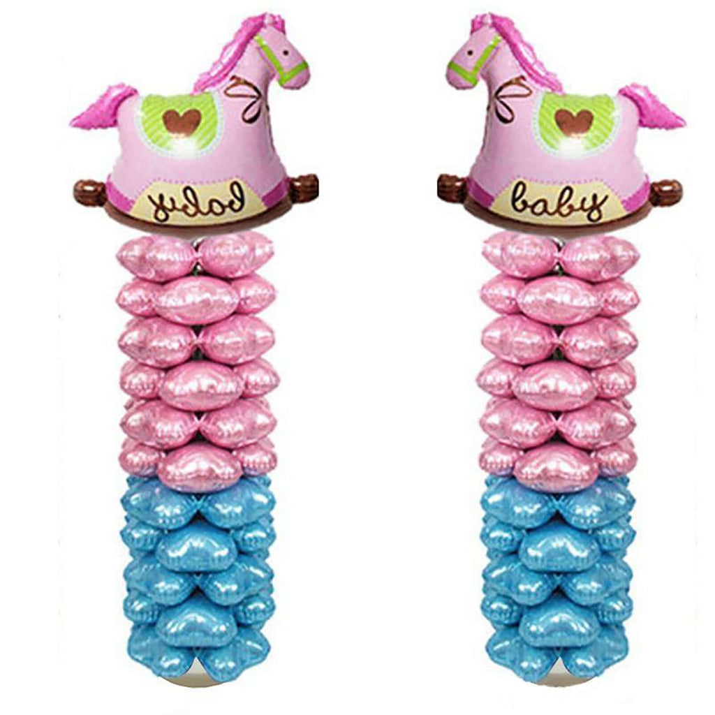 10 Pack 15" Shiny Silver Four Leaf Clover Shaped Mylar Foil Balloons