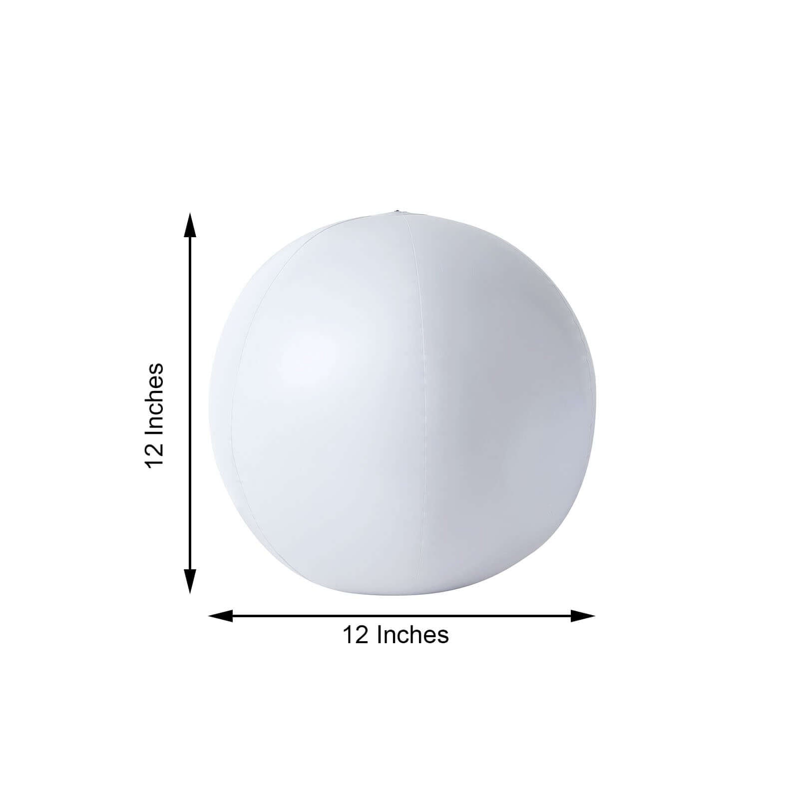 12" Inflatable Outdoor Garden Light Up Ball, Floating Pool Glow Ball With Remote - 13 RGB Colors and 3 Color Modes